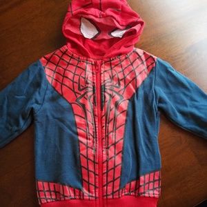 Boys Amazing spiderman hoodie.